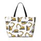 thumbnail image 2 of Fotbe Funny Excavator Bolsa de Viaje para Playa - Resistente al Agua, Bolsa Tote de Gran Capacidad y Ligera con 7 Bolsillos para Mujeres y Hombres, 2 of 7