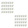 thumbnail image 2 of mmirethe 24pieces Convenient Damper Glides For Chair Legs - Suitable For Floor Durable Wide Floor Protector U Shaped Floor white 14mm 2Set, 2 of 6