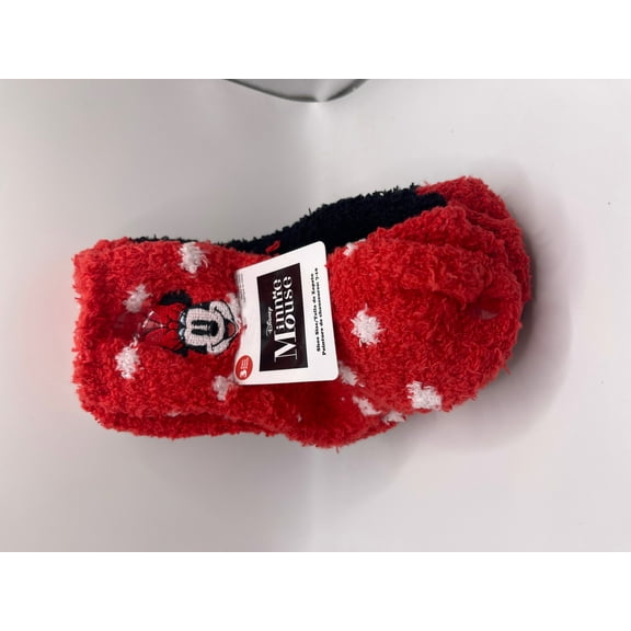 3 pair minnie mouse shoe size 7-10 97% polyester 3% spandex