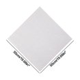 thumbnail image 2 of PureCasa Creative Patchwork Carpet Polyester Floor Mats for Bathroom Living Room Kitchen, Solid Color Non-Slip Household Shower Bath Rug Modern Style Home Decor, 1PC, 20"x20", White, 2 of 6