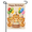 Garden Flag-3, variant on Happy Spring Easter Bald Eagle Colorful Flower Garden Flag 12×18in Double Sided Linen Decor For Outdoor Home Yard Patio Seasonal