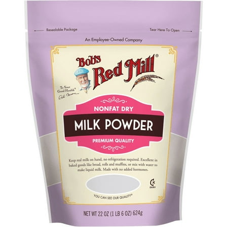 Bob's Red Mill Milk Powder, Nonfat Dry, 22 oz (624 g)