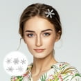 thumbnail image 3 of Weiweiguan 5 Pcs Épingles à Cheveux Scintillantes Neige Barrettes Délicates Accessoires Cheveux Femmes (Style Aléatoire), 3 of 7