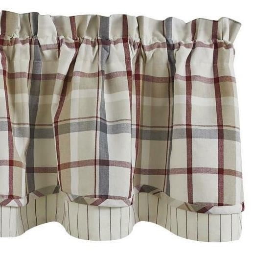 Glenwood Valance - Lined Layered 72x16 - Park Designs