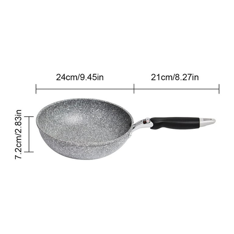 Medical Stone Pan Set Japanese Style forged Aluminum Non-Stick 20CM Small Frying  Pan 26CM 28CM Large Deep Frying Pan Ceramic Coating Easy Clean for  Induction Cooker Gas Stove 