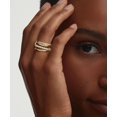 thumbnail image 4 of shiyou-Gold Stackable Rings for Women Non Tarnish u2013 18K Gold Plated Dainty Cubic Zirconia Rings, Silver and Gold Multi Ring Mixed Metals Stack Rings Set Size 6-10, 4 of 4