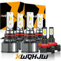 For Chrysler 200 2016 2017 - 6x LED Headlight High/Low Beam   Fog Lights Bulbs