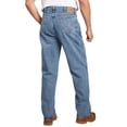 thumbnail image 3 of Vaqueros Wrangler de corte holgado para hombre, azul marino envejecido, tamaño 48 de ancho x 38 de largo, 3 of 6