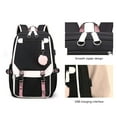 thumbnail image 4 of TOPRenddon Travel Backpack，Fashion Backpack Middle School Students Bookbag Outdoor Daypack With USB Charging Slit For Men Womens, Take Precautions Against Theft Backpack, 4 of 6
