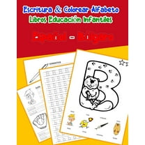 Libros Infantiles Abecedario Espanol: Español - Búlgaro: Escritura & Colorear Alfabeto Libros Educación Infantiles: Spanish Bulgarian Practicar alfabeto ABC letras con dibujos animados imágenes para a