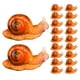 thumbnail image 1 of Figuras pequeñas de caracol de 20 piezas, minifiguras de caracol de jardín, decoraciones de caracol simuladas, 1 of 5