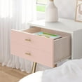thumbnail image 4 of Valentina 1 Drawer Nightstand, White and Pink, 4 of 9
