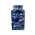 thumbnail image 4 of A&B Home 10" Blue White Ceramic Jar Home Decor Porcelain Vase with Lid Centerpiece Decoration Multi Purpose, 4 of 5