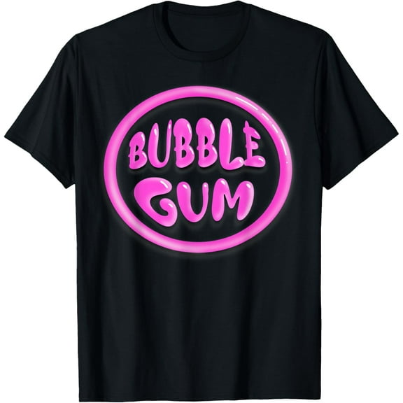 Bubble Gum T-Shirt men and women can wear, black, white, gifts