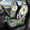 thumbnail image 2 of Pzuqiu Boho Butterfly Full Set Universal Seat Covers for Cars Car Seat Protector Accessories Universal Super Breathable Car Seat Protector Easy to Install Fit for Most Cars And Trucks, Beige, 2 of 7