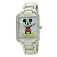 thumbnail image 2 of Disney Time Works Mickey Mouse Watch Square Face With Metal band with Stone MK8173-AB, 2 of 4