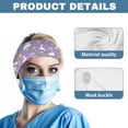 thumbnail image 5 of Jiueut Easter Rabbit Nurse Button Headband Medical Field Headbands for Women Headbands for Masks with Buttons for Nurses 4 Piece Youth Headbands for Sports Boys Football, 5 of 7