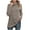 Coffee, variant on Womens Tunic Tops Turtleneck Long Sleeve Shirts Oversized Fall Sweaters Side Split High Low Hemline