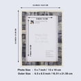 thumbnail image 7 of Handicrafts Home 5x7 Bone Inlay Picture Frame – Vintage Photo Frame for Tabletop or Wall Display, Decorative Wall Picture Frame for Living Room, Office & Home Décor, 7 of 7