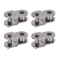 thumbnail image 1 of Unique Bargains Rouleau Demi-Lien Déporté Lot de 4 8mm Pas Acier Inoxydable pour Chaîne 05B, 1 of 6