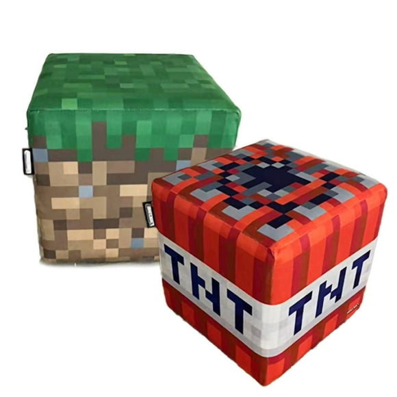 Minecraft Set of 2, Nesting Ottoman / Seating