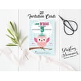 thumbnail image 3 of Darling Souvenir Green Birthday Invitation Card Printable Fill or Write In Blank Invites Party Supplies Pack Of 28 5 x 7 Inches, 3 of 5
