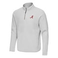thumbnail image 2 of Men's Antigua Gray Alabama Crimson Tide Step Up Quarter-Zip Pullover, 2 of 3
