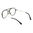 thumbnail image 4 of Men Large Aluminum Optical Frame Wide Fitment Reading Glasses with Titanium Temple TearDrop 147MM Ti05 +2.00, 4 of 5
