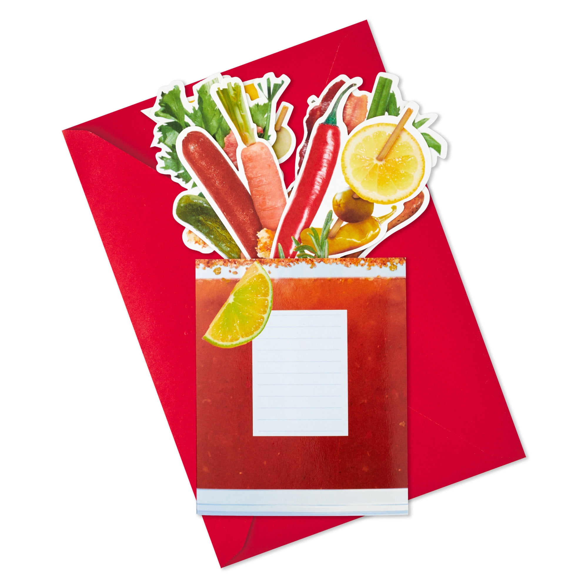 Hallmark Paper Wonder Funny 3D Pop-Up Birthday or Congratulations Card (Big Bloody Mary)