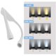 thumbnail image 1 of Luz de lectura de cuello LED, 3 colores, 6 niveles de brillo, brazos flexibles, recargable, de larga duración, Pe XianweiShao 1327534450101, 1 of 1