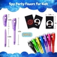 thumbnail image 4 of Juego de espías Party Favors Invisible Ink Pen JIMMIDDA para niños, 4 of 7