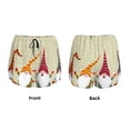 thumbnail image 5 of Xecao's Christmas Card With Gnomes for a double-layer running short for women, perfect for gym, tennis, and more, featuring a convenient pocket., 5 of 9