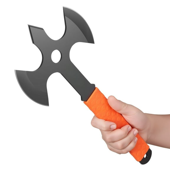 3-Pack Throwing Tomahawks, 13.4 Inch Triple Edge Axes - Ideal for Backyard Games & Training