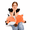 Fox-Red, variant on Tezituor 28" Cow Weighted Stuffed Animals 5lb Soft Microwavable Stuffed Animal Glow in The Dark