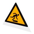 thumbnail image 2 of Caution Tripping Hazard Sign Safety Floor Decal Watch Your Step Decal Floor Warning Decal, 2 of 8