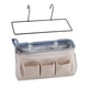 thumbnail image 3 of Organizador de mesita de noche, bolsa de almacenamiento, revistas, llaves, tableta, litera, bolsillo, mesita de noche Beige, 3 of 9