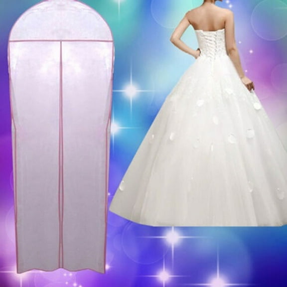 HEVIRGO Breathable Wedding Prom Dress Gown Garment Clothes Cover Dustproof Storage Bag
