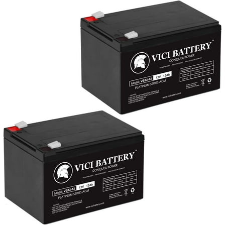 VICI Battery 12V 12Ah Battery for Power Patrol SLA1104-2 Pack Brand Product