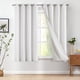thumbnail image 1 of Cortinas JINCHAN de lino con forro 183x127 cm Blanco juego de 2 paneles, 1 of 7