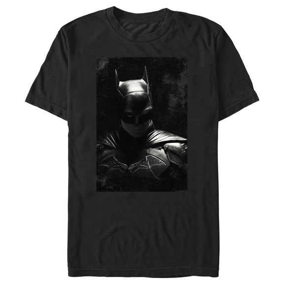 Men's The Batman Dark Night Poster  Graphic Tee Black 3X Large