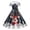 Grey, variant on Arlun Women's Christmas Midi Dress 1950s Retro Short Sleeve X-Mas Holiday Party Dressy Cute Reindeer Graphic Printed Trendy Swing A-Line Flare Dresses 2025 Red XL