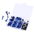 thumbnail image 4 of Kit completo de 158 tornillos y tuercas para carenado de motocicleta, color azul, 4 of 5