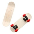 thumbnail image 2 of Cubierta de Monopatín Cola en Blanco Longboard para Niños 43cm con Rueda, 2 of 8