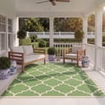 thumbnail image 3 of Safavieh Courtyard Alyssa Geometric Indoor/Outdoor Area Rug, Green/Beige, 5'3" x 7'7", 3 of 12