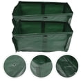 thumbnail image 4 of Miangastore 2pcs Rectangular PE Woven Fabric Sprout Pouch Vegetable Planting Containers, 4 of 8