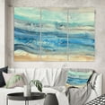 thumbnail image 2 of Designart Ocean Mineral Waves Canvas Wall Art, 2 of 2