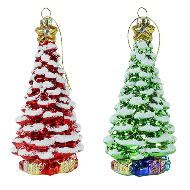 Mini Colgante de Navidad perfecl 2 uds Estatua de Suministros de Adorno para Decoración de Mesa