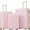 Light Pink, variant on Antique White Expandable Hardside Spinner Luggage Set, 3-Piece TSA Lock Suitcase Collection