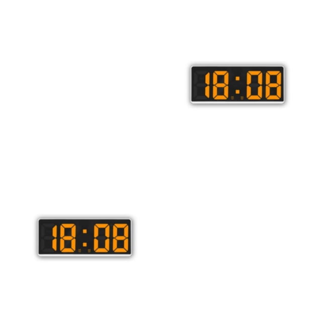Naiovety Reloj digital LED ABS Alarmas recargables Type1 NO1