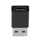 thumbnail image 5 of Adaptador de USB a tipo C ANGGREK fácil de transportar Diseño compacto para teléfonos inteligentes negro, 5 of 8